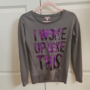 Juicy Couture Gray Top with Gold Logo